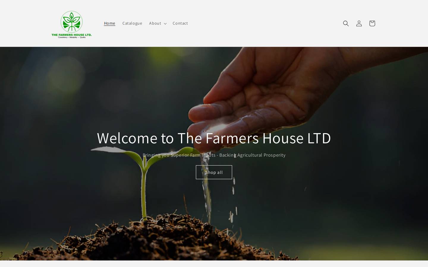 farmers-house.com homepage screenshot