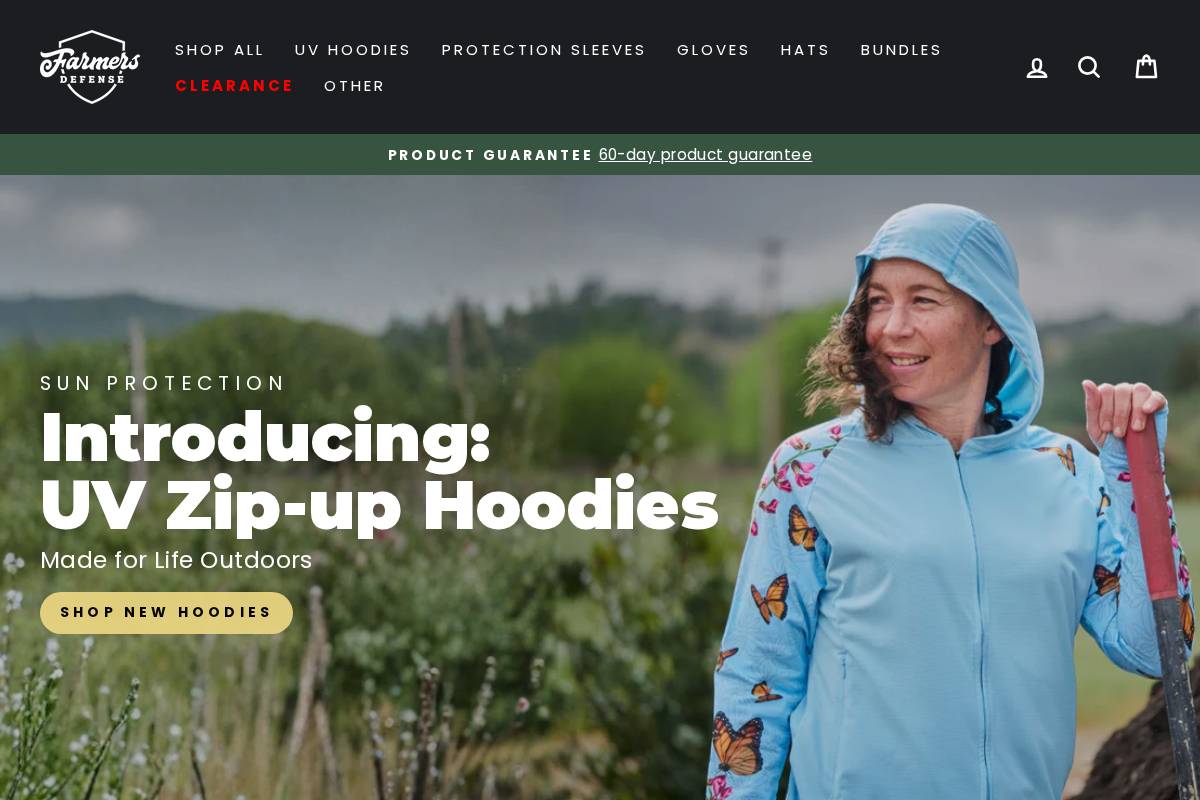 farmersdefense.com homepage screenshot