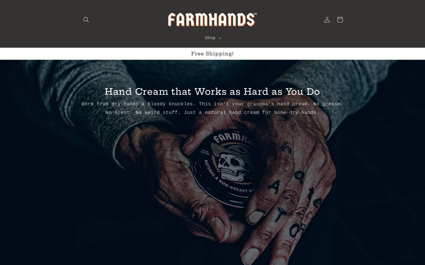 farmhandsco.com homepage screenshot