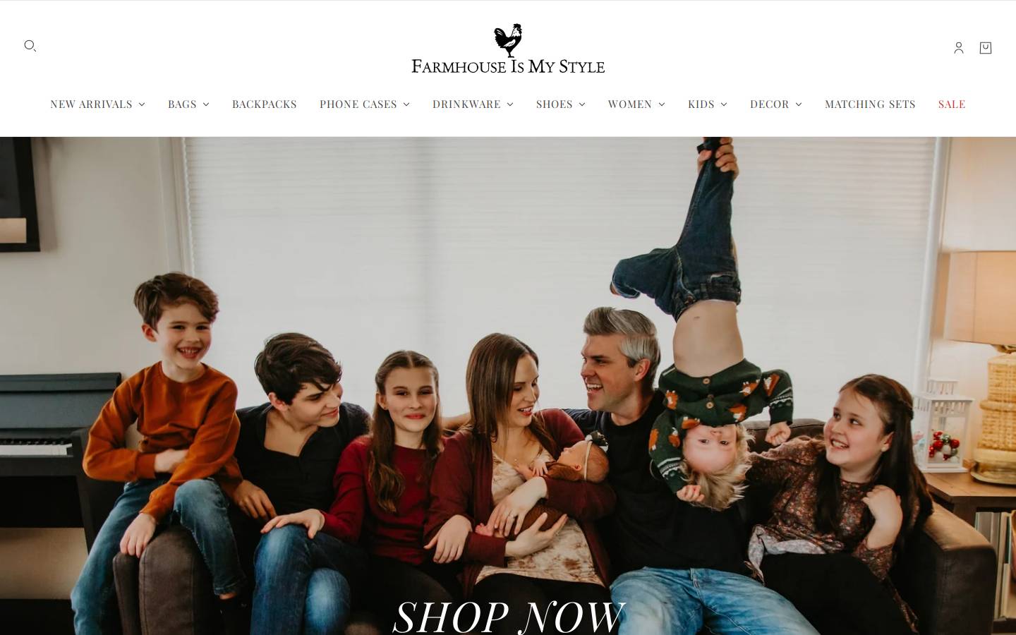 farmhouseismystyle.com homepage screenshot