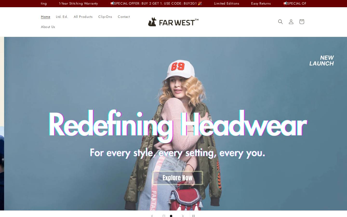 farwest.in homepage screenshot