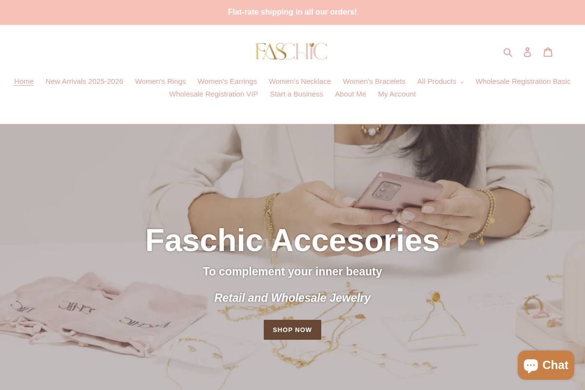 faschicshop.com homepage screenshot