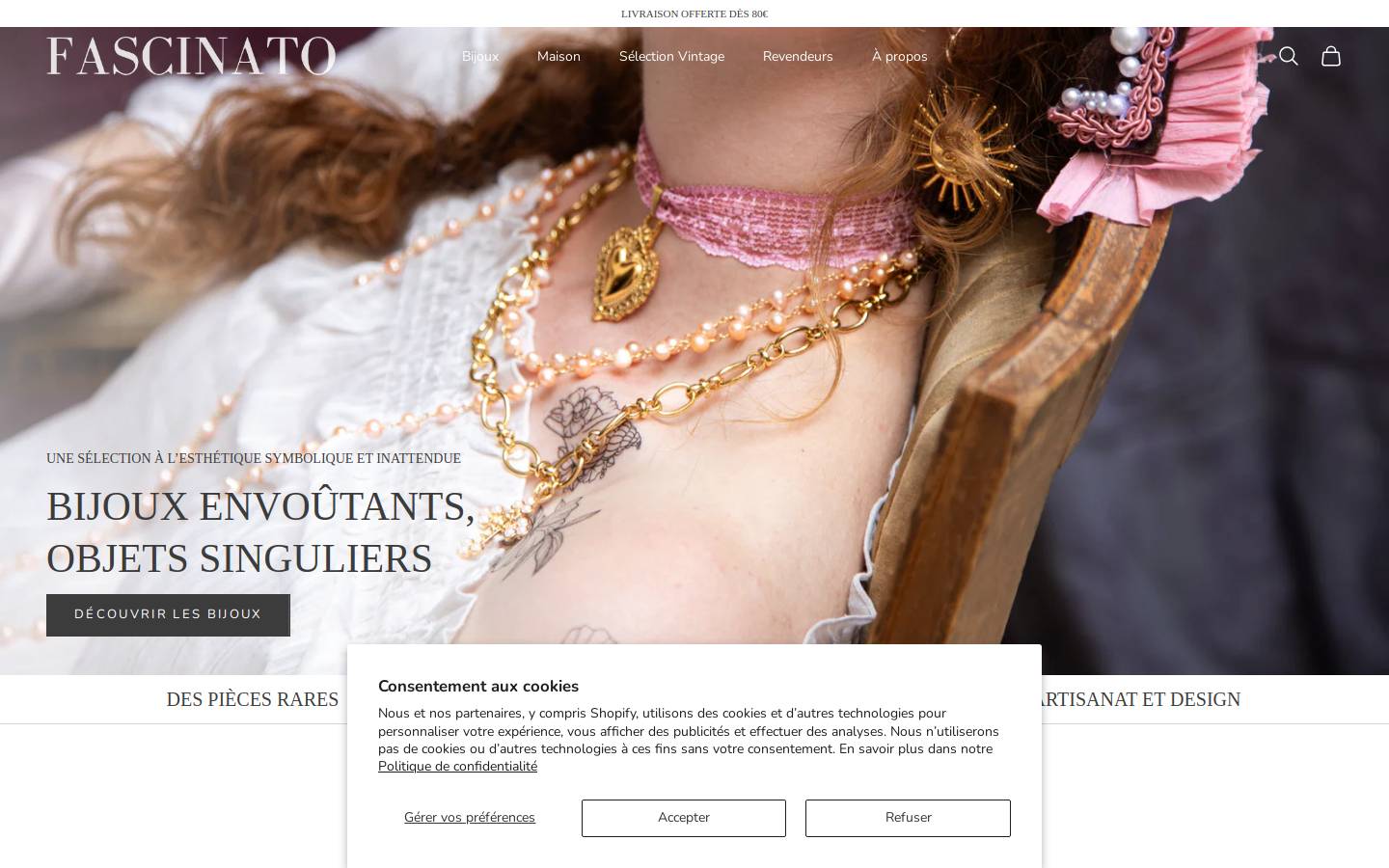 fascinato.com homepage screenshot