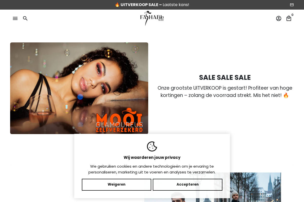 Fashablo Mode homepage screenshot
