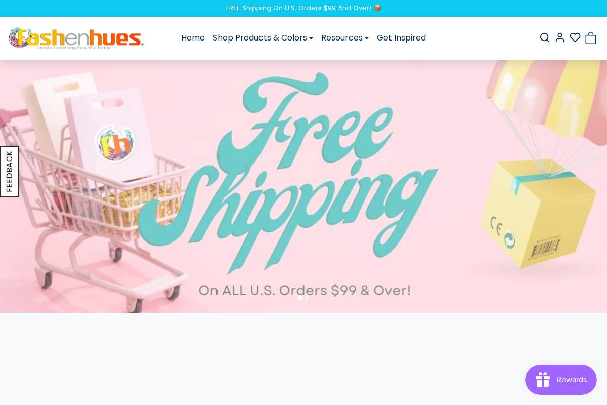 fashenhues.com homepage screenshot