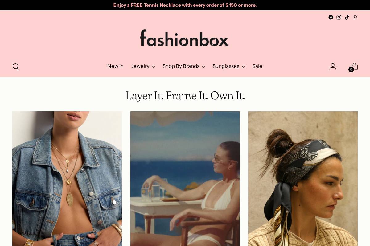 fashionbox.me homepage screenshot