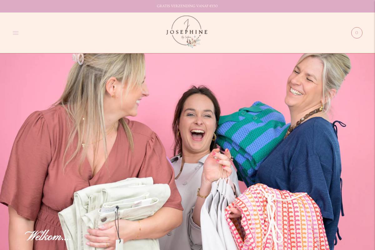 Josephine homepage screenshot