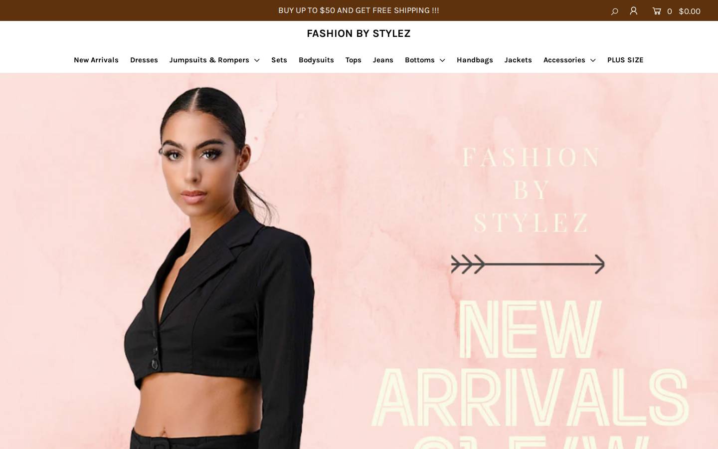 fashionbystylez.com homepage screenshot