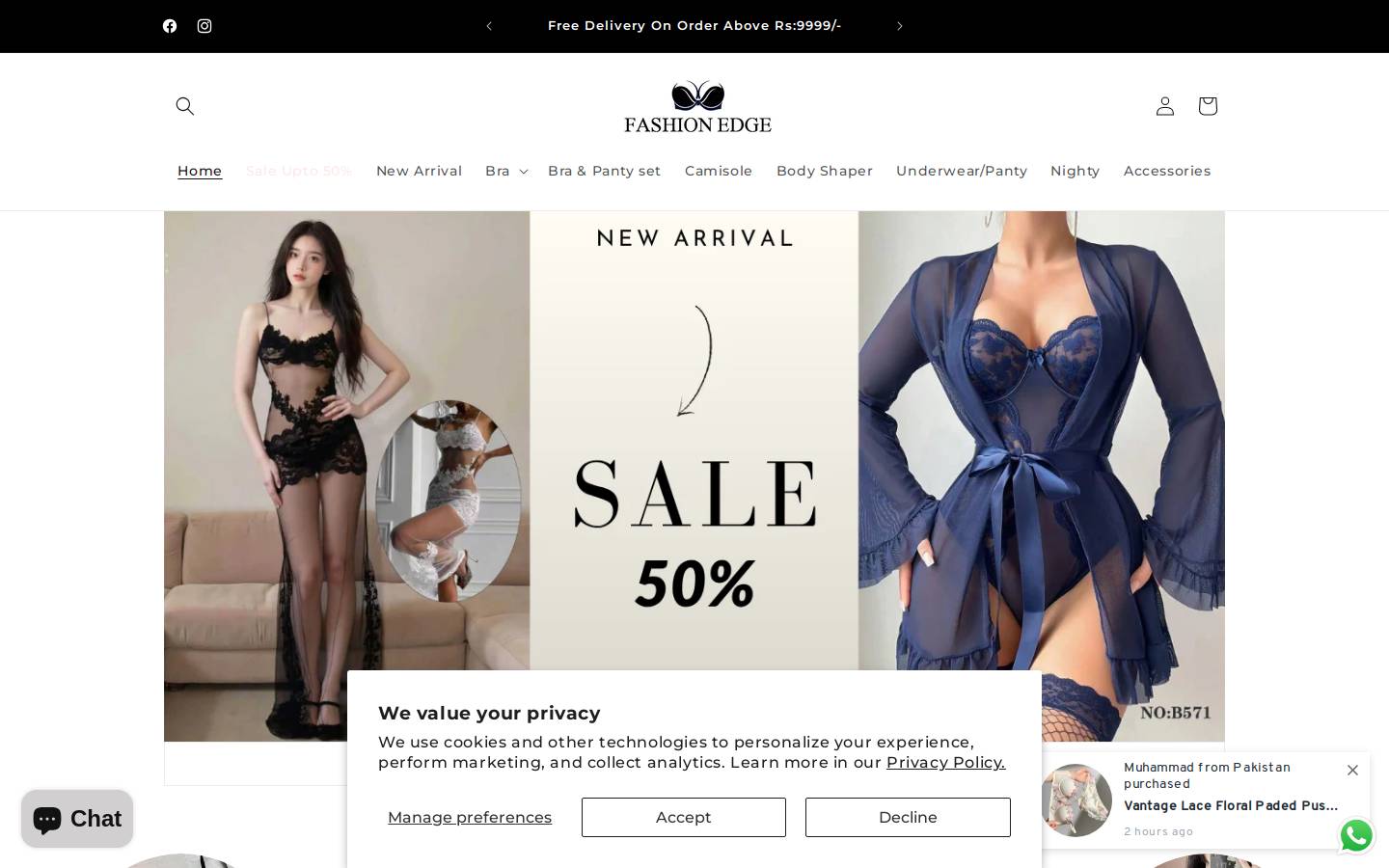 fashionedgespk.com homepage screenshot