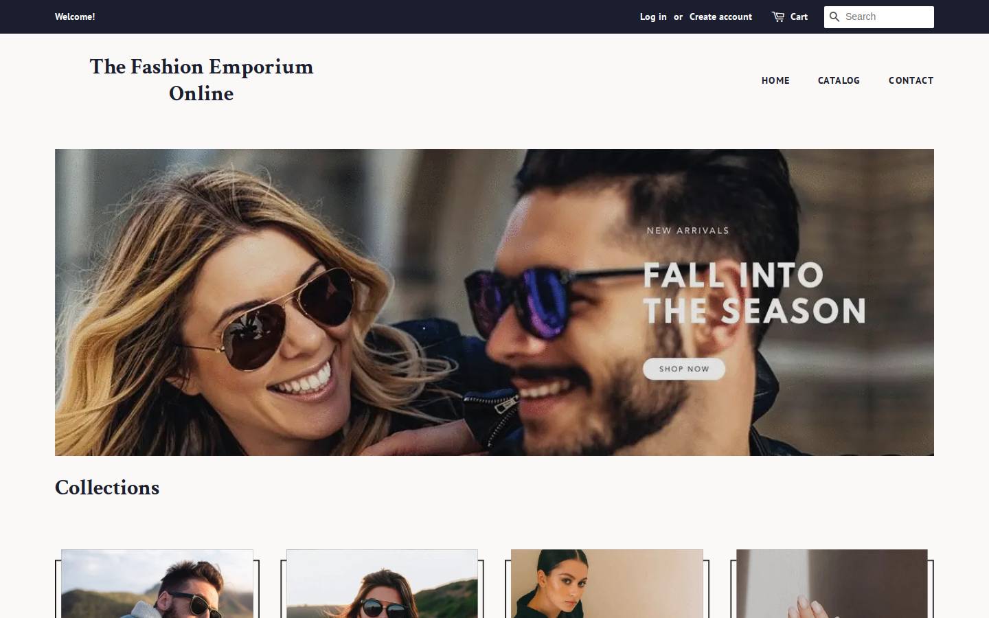 fashionemporiumonline.com homepage screenshot