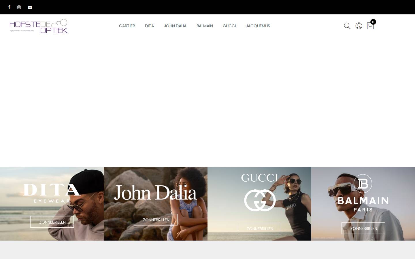 Fashion Eyewear homepage screenshot
