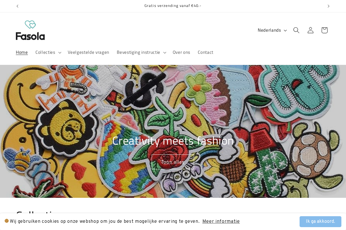 Fasola homepage screenshot