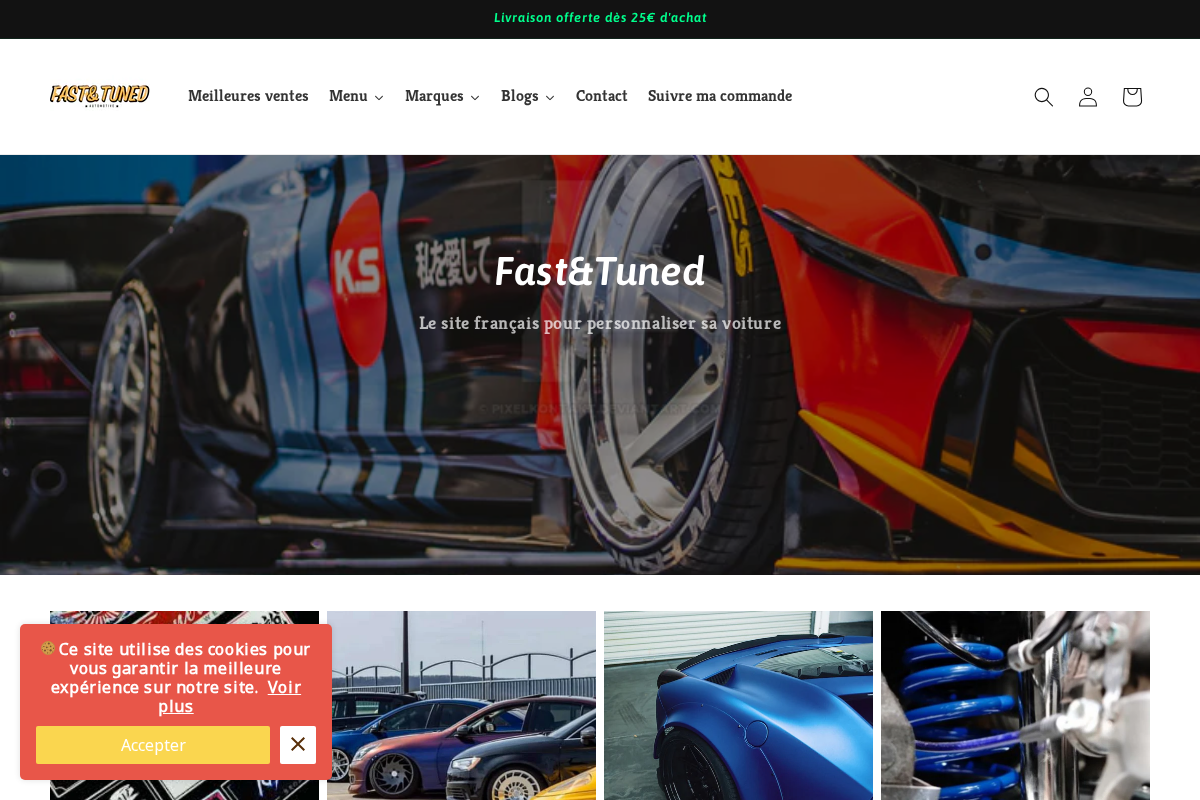 Fast&Tuned homepage screenshot