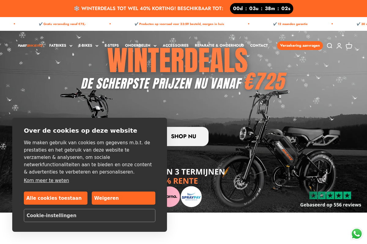 FastBikerz homepage screenshot