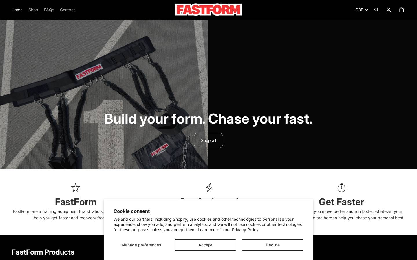 fastform.run homepage screenshot