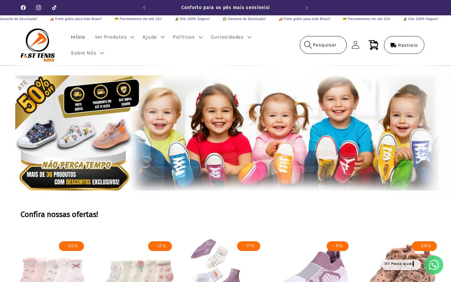fasttenis.com homepage screenshot