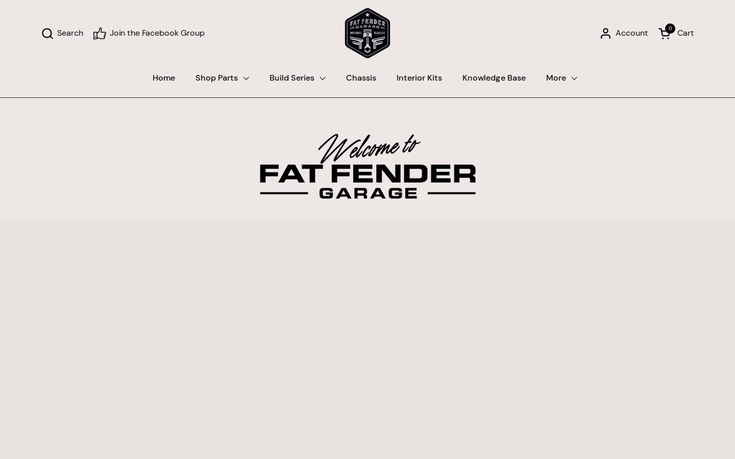 fatfender.com homepage screenshot