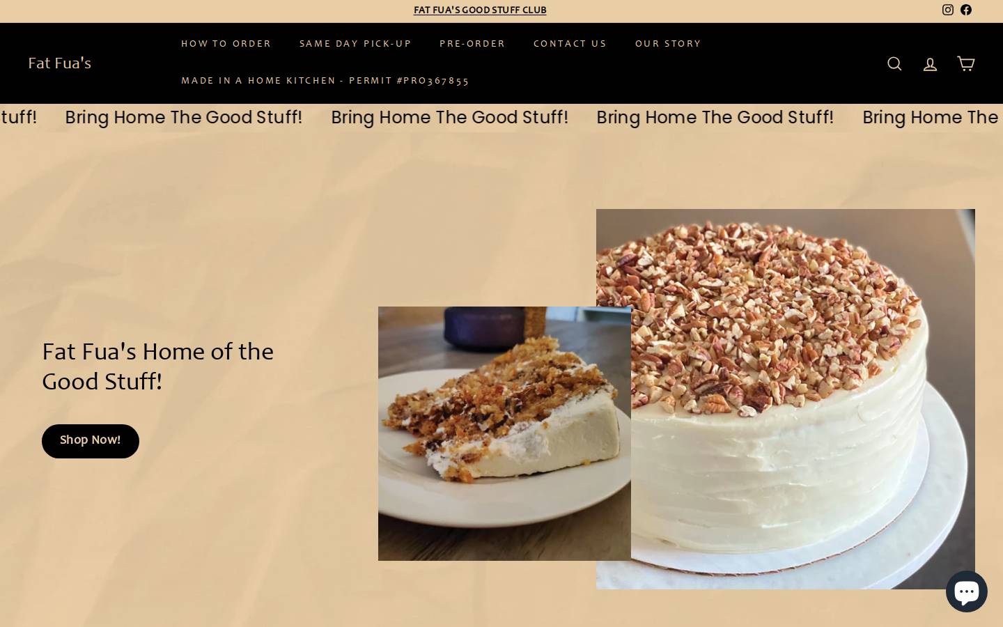 fatfuas.com homepage screenshot