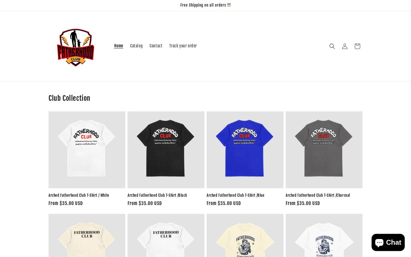 fatherhoodclub.com homepage screenshot