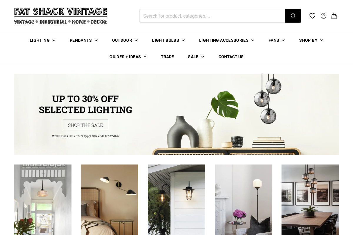 fatshackvintage.com.au homepage screenshot