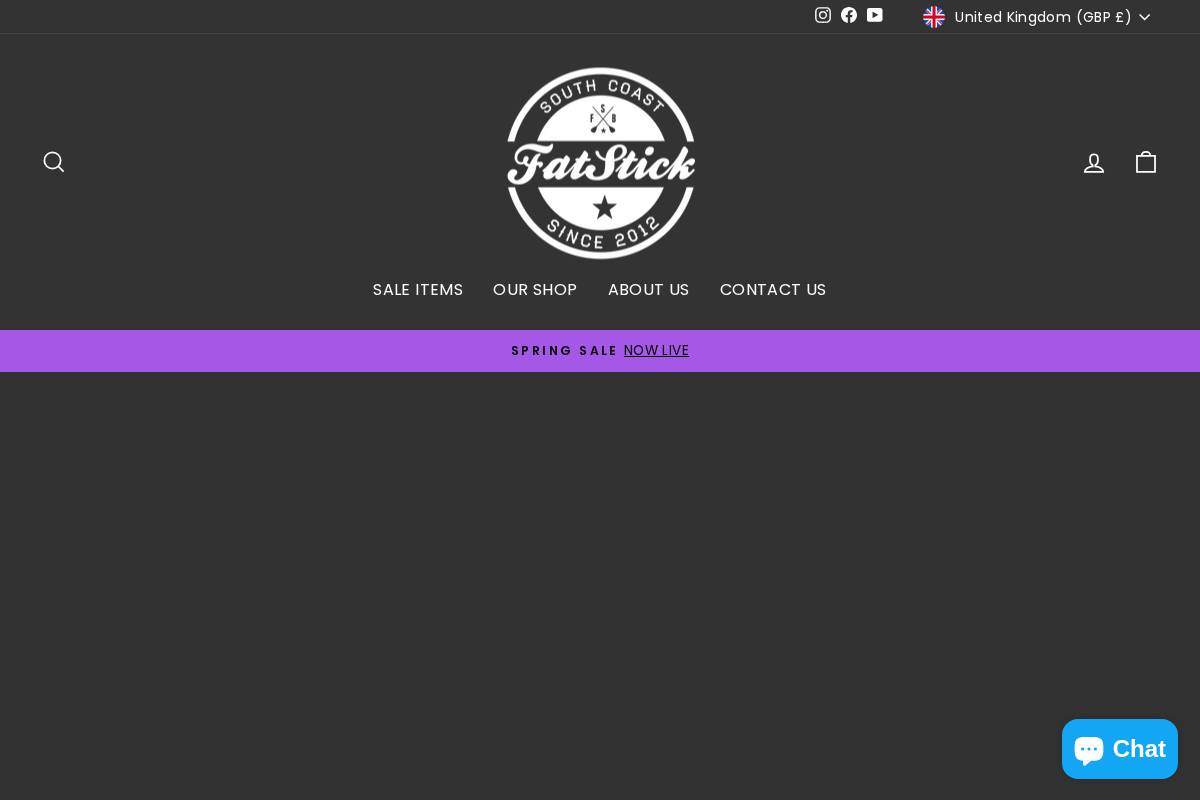 Fatstickboards homepage screenshot
