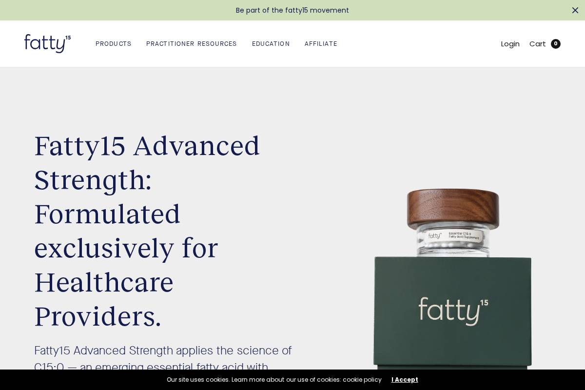 fatty15clinic.com homepage screenshot