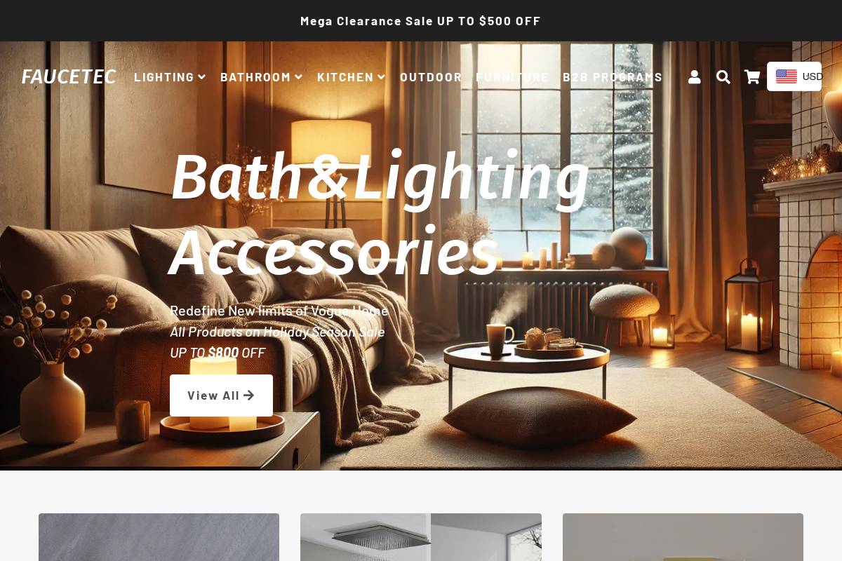 faucetec.com homepage screenshot
