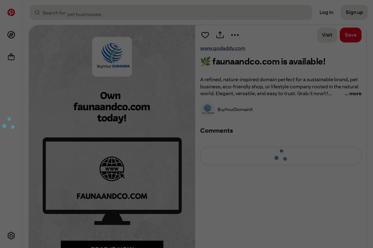 faunaandco.com homepage screenshot