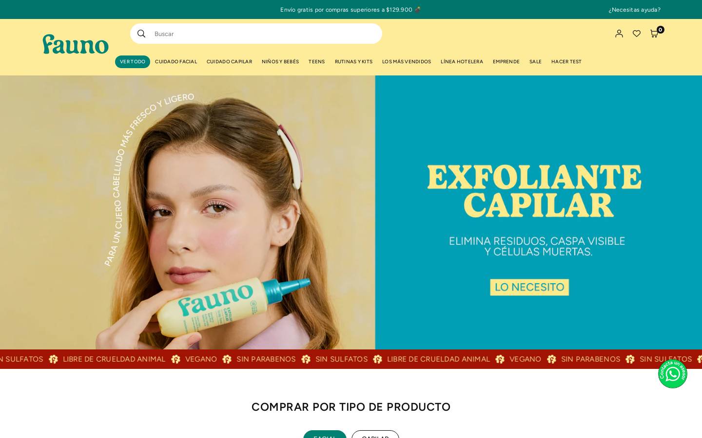 fauno.com.co homepage screenshot
