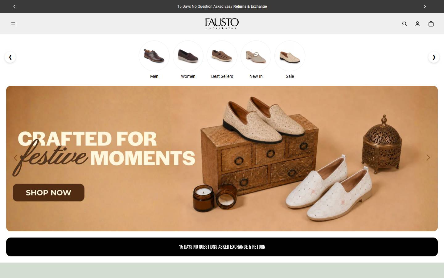 fausto.in homepage screenshot