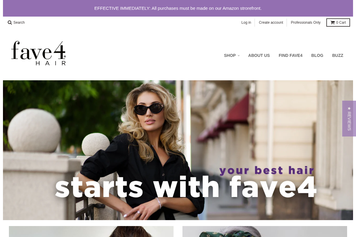 fave4.com homepage screenshot