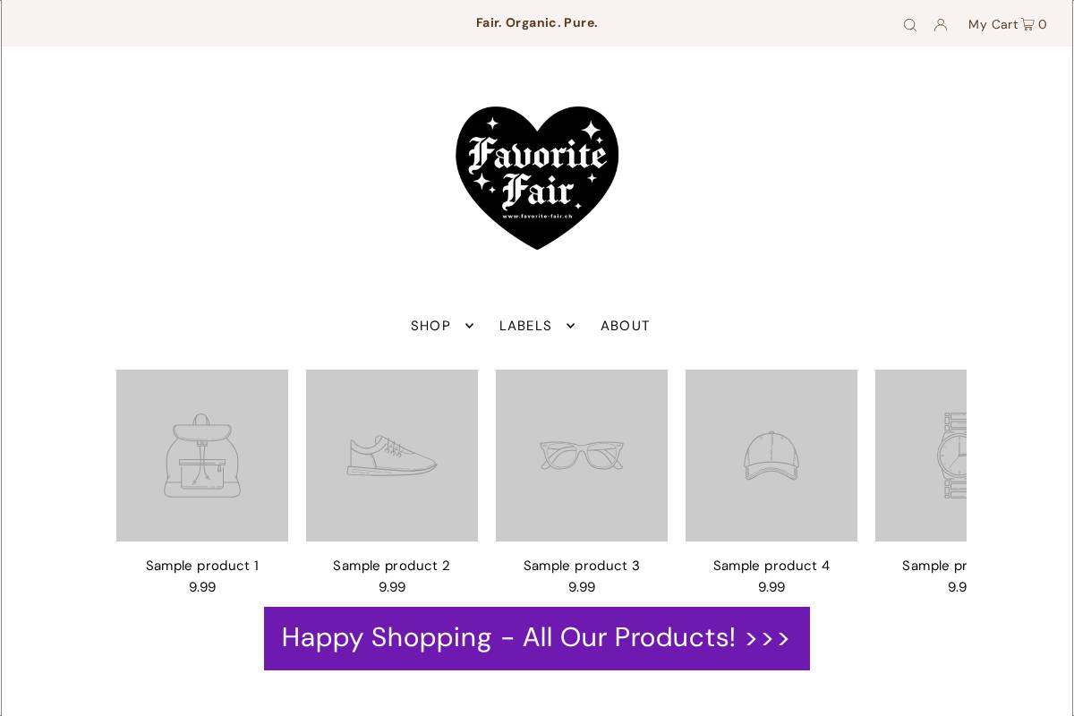 favorite-fair.ch homepage screenshot