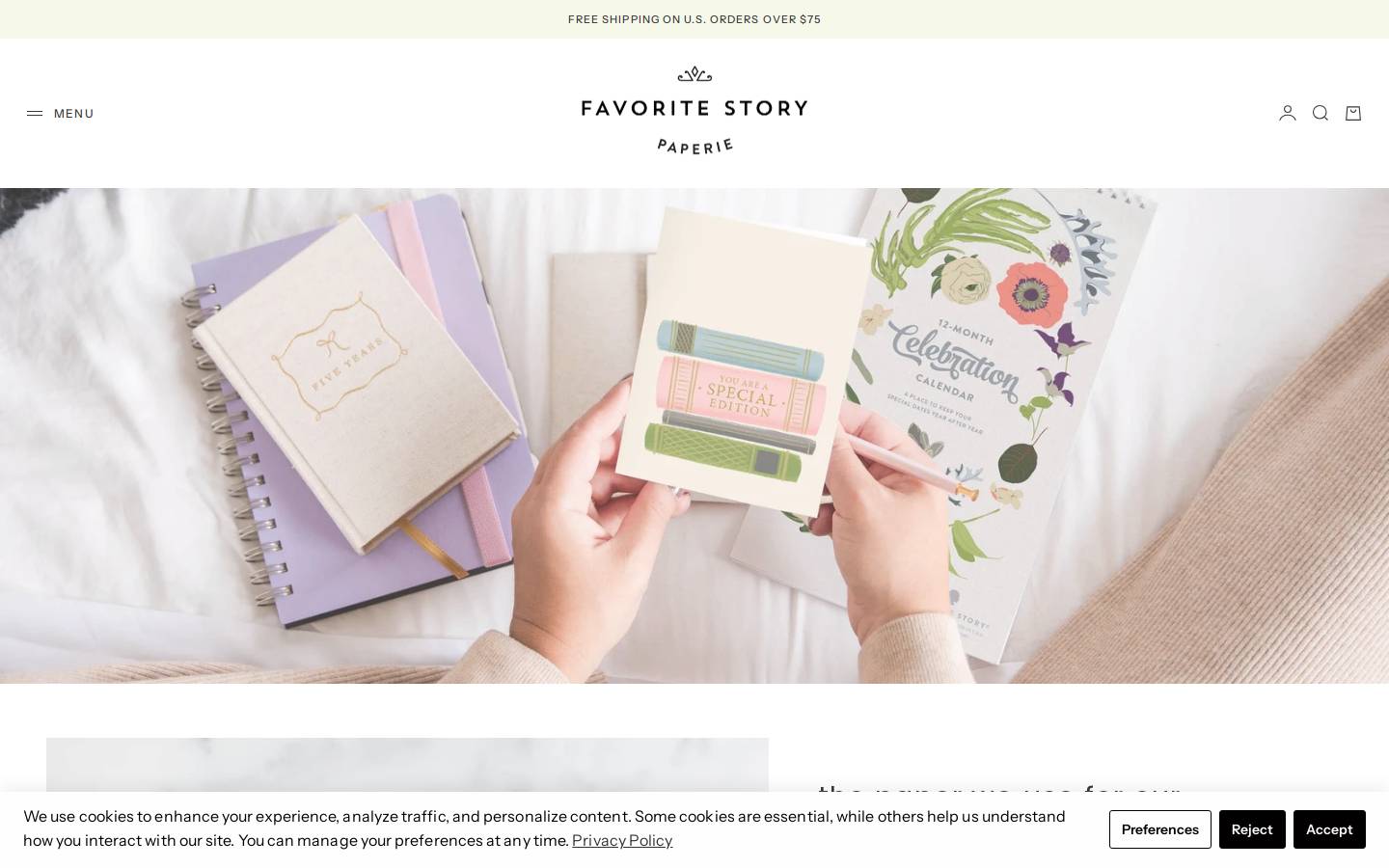 favoritestory.net homepage screenshot