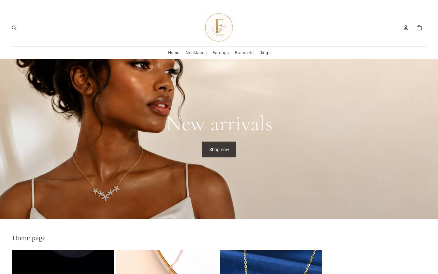 Fawdi homepage screenshot