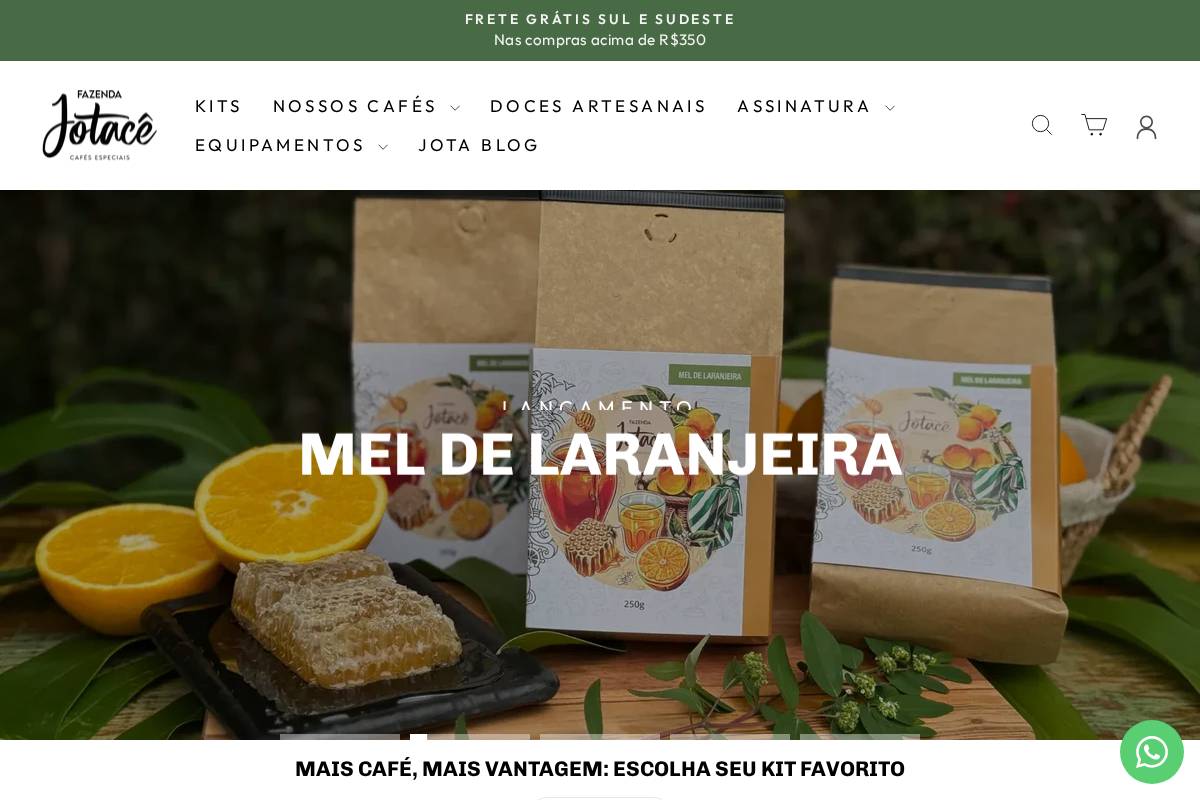 fazendajotace.com.br homepage screenshot