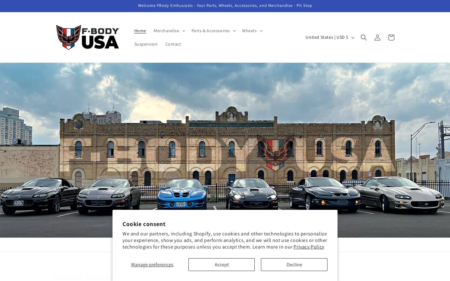fbodyusa.com homepage screenshot