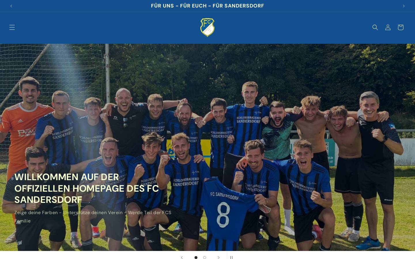 fc-sandersdorf.de homepage screenshot