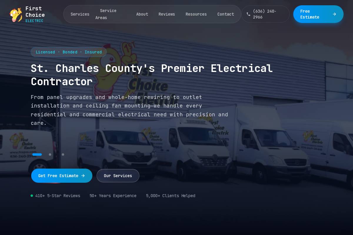 fcepro.com homepage screenshot