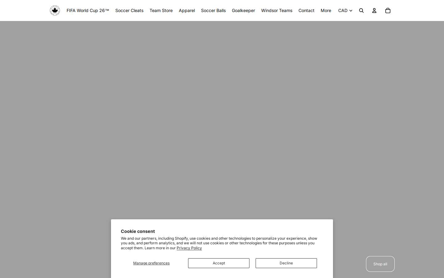 Fcsoccer homepage screenshot