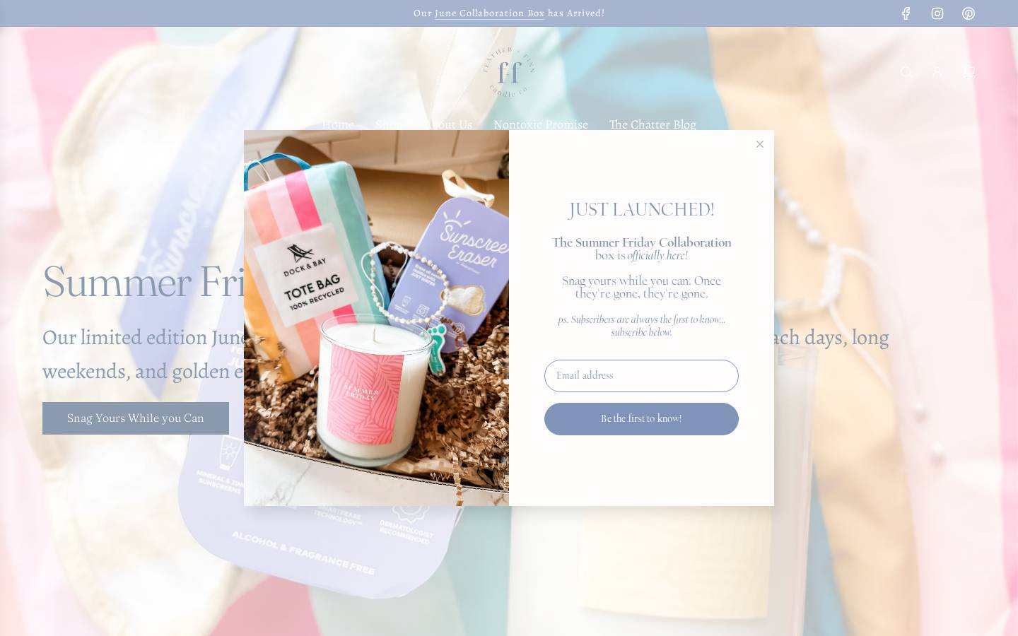 featherandfinn.co homepage screenshot
