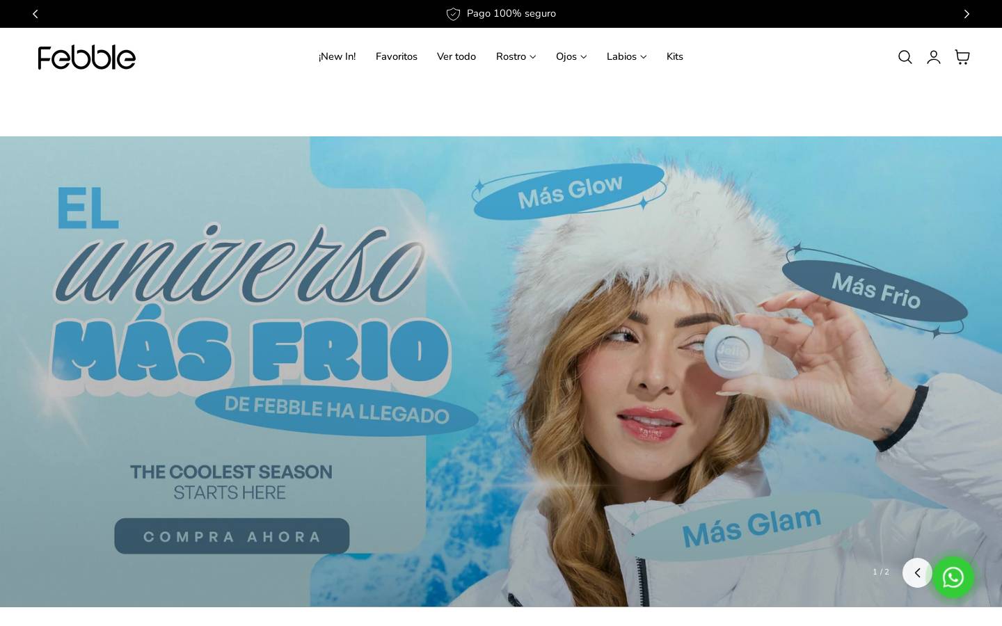 febble.co homepage screenshot