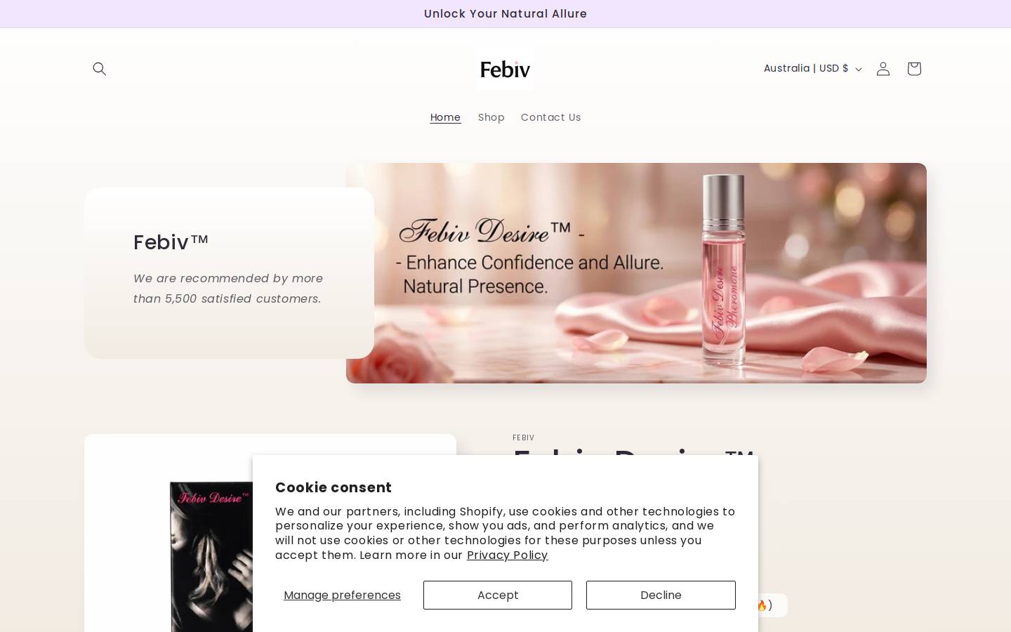 febiv.com homepage screenshot