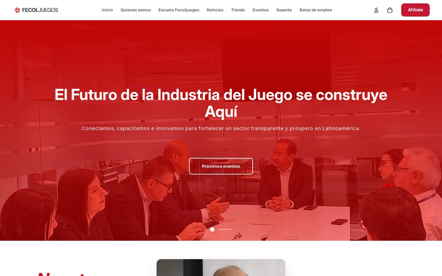 fecoljuegos.com homepage screenshot