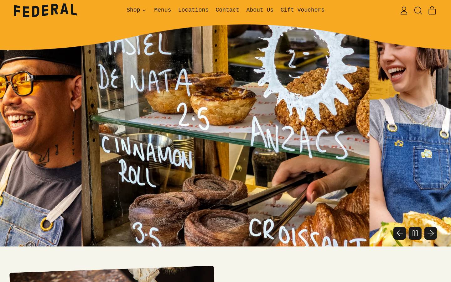 Federalcafe homepage screenshot