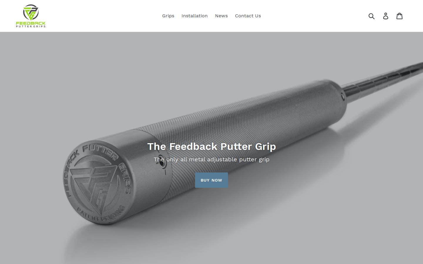 feedbackgrips.com homepage screenshot