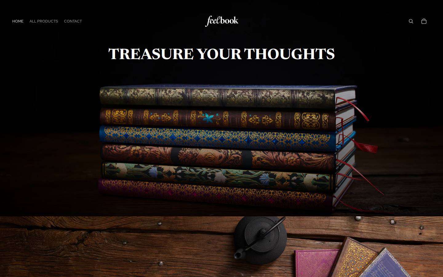feelbook.eu homepage screenshot