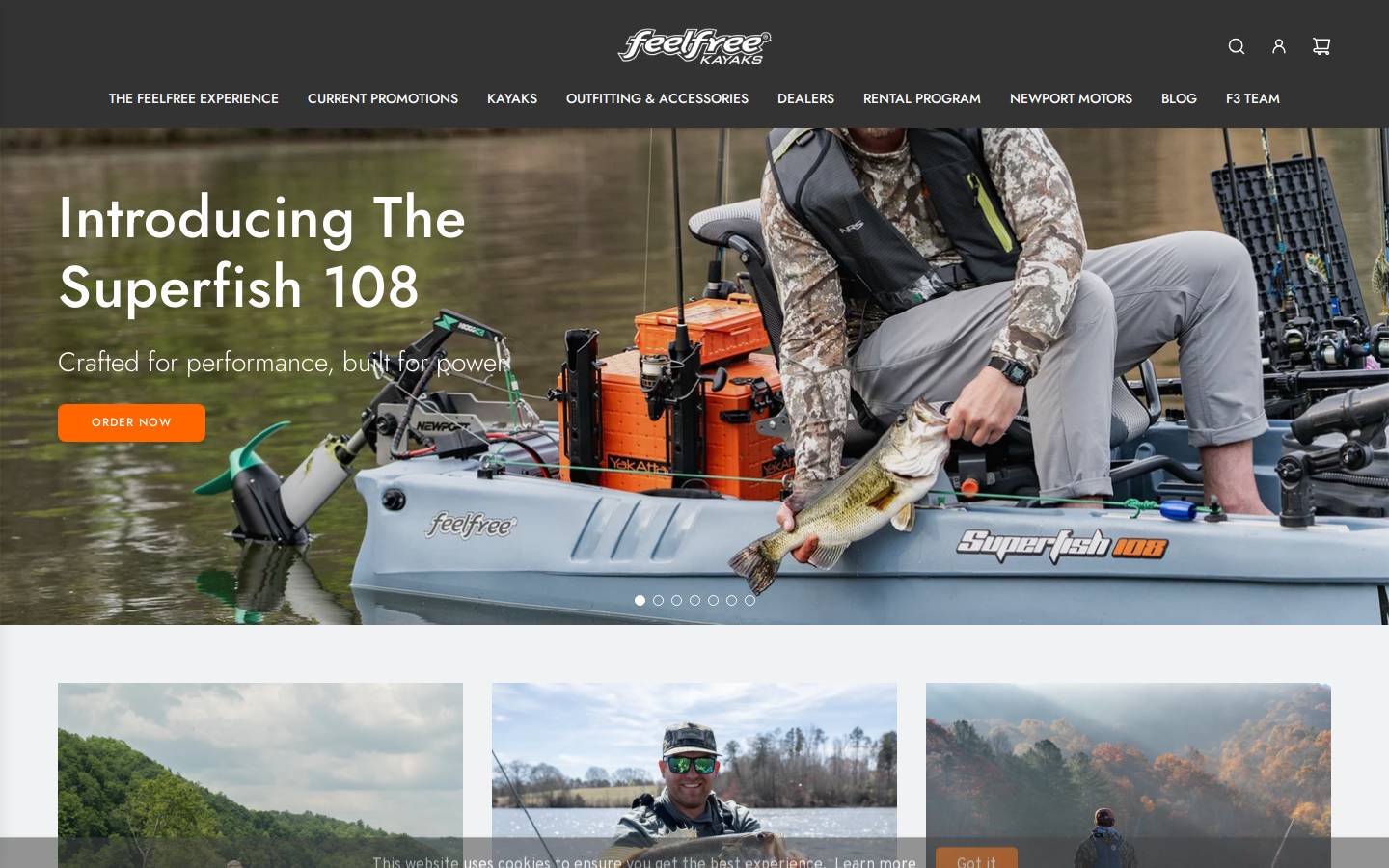 feelfreeus.com homepage screenshot