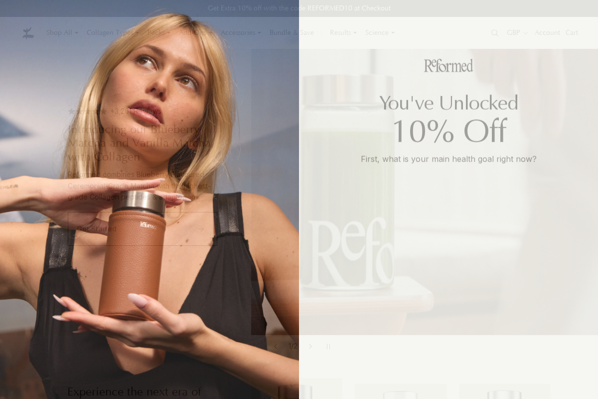 Reformed  homepage screenshot