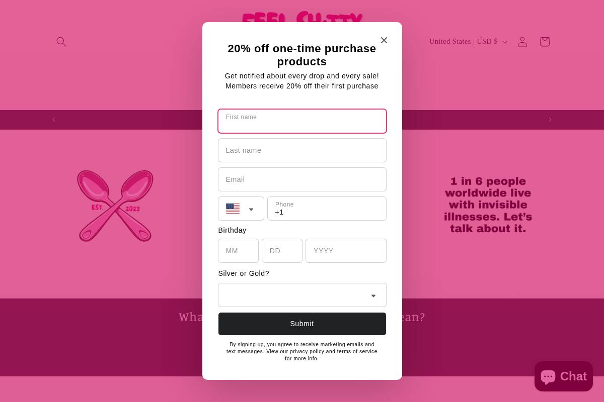 feelshittylookpretty.com homepage screenshot