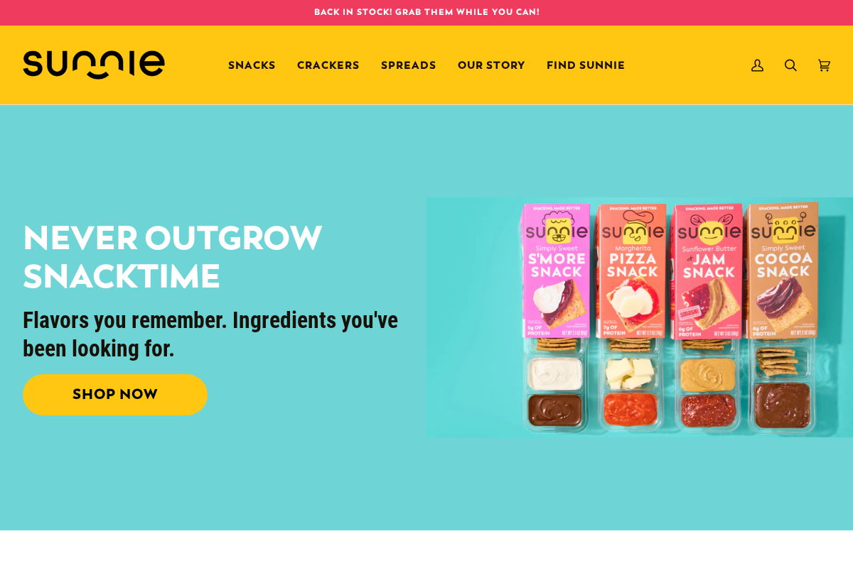 feelsunnie.com homepage screenshot